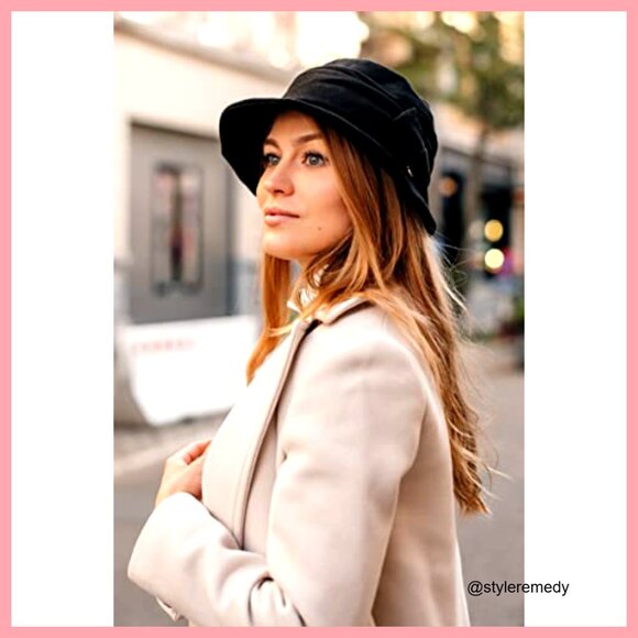 Vintage Cloche Bucket Hat Packable Fedora with Chin Strap main image 4